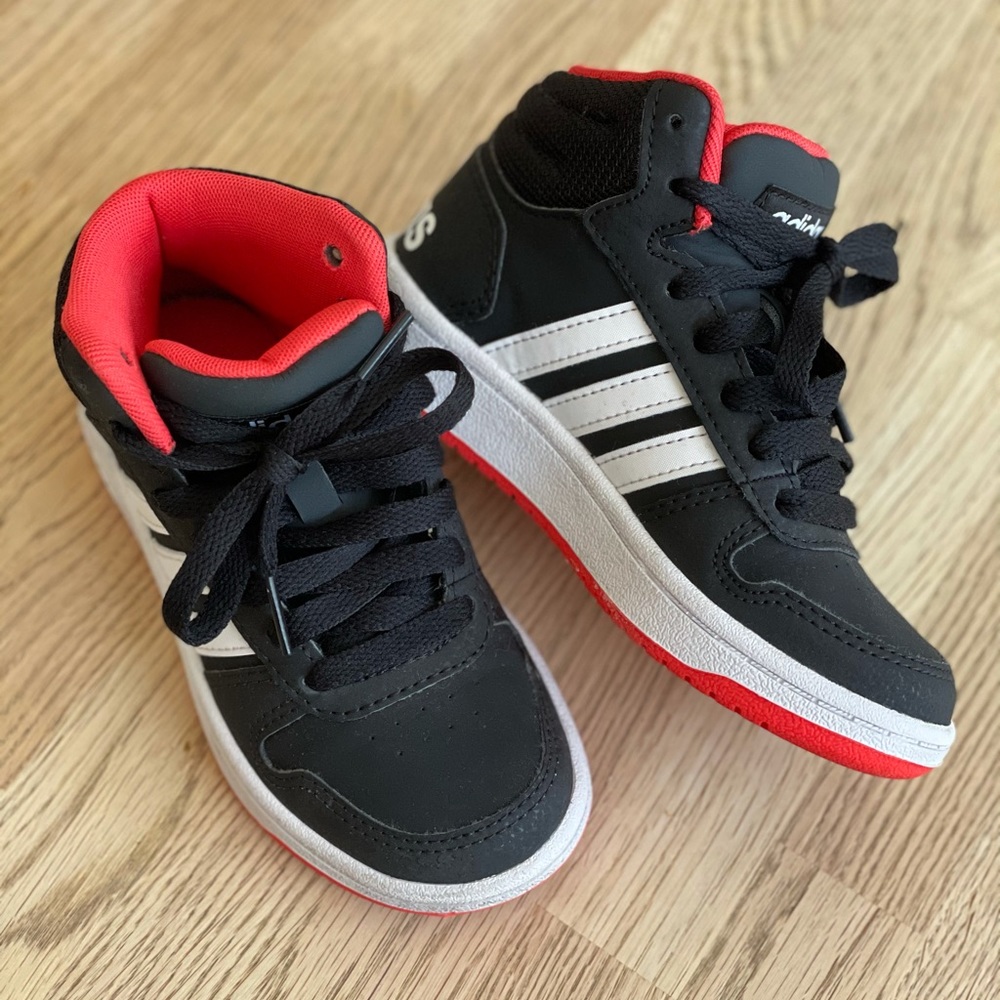 EUC! Toddler Boys Adidas High Tops - Size 11